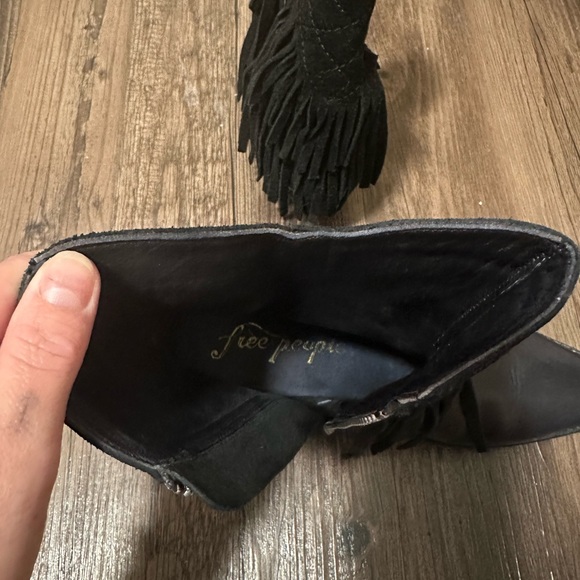 Free People Women’s Black Western Boots - Picture 3 of 5